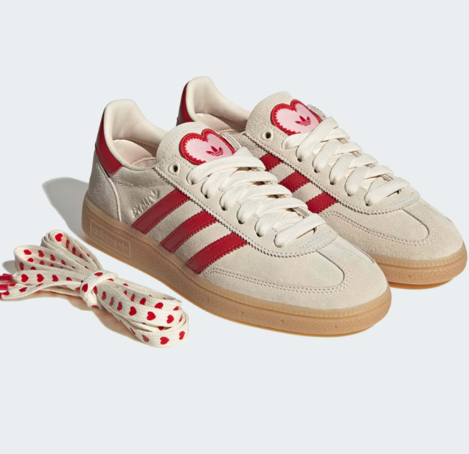 Adidas Handball Spezial Women's Casual Shoes Valentine's Day Gift Date Gift Comfort Cushioned Leather KH9044